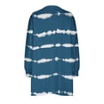 thumbnail image 5 of PuLe Women's Top Fall Women's Oversized Sweatshirts Trendy Crewneck Long Sleeve Loose Tunics Ladies Flowy Hem Y2K Workout Tops ﻿, 5 of 5