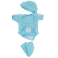 thumbnail image 3 of 2Pcs Romper Calcetines Sombrero Set Ajuste 10-11in. Muñeca recién nacida renacida, 3 of 9