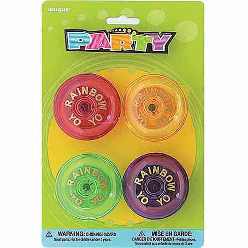 YoYo Party Favors, 4Count