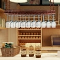thumbnail image 5 of 48 Goblet Bar Wine Rack Ceiling-Mounted Wine Glass Hanging Shelf Restaurant, 5 of 16