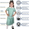 thumbnail image 6 of A2Z 4 Kids Girls Pack Of 2 Uniform School Dress Zip Up - UF Dress 850 Green 2 Pack 13-14, 6 of 6