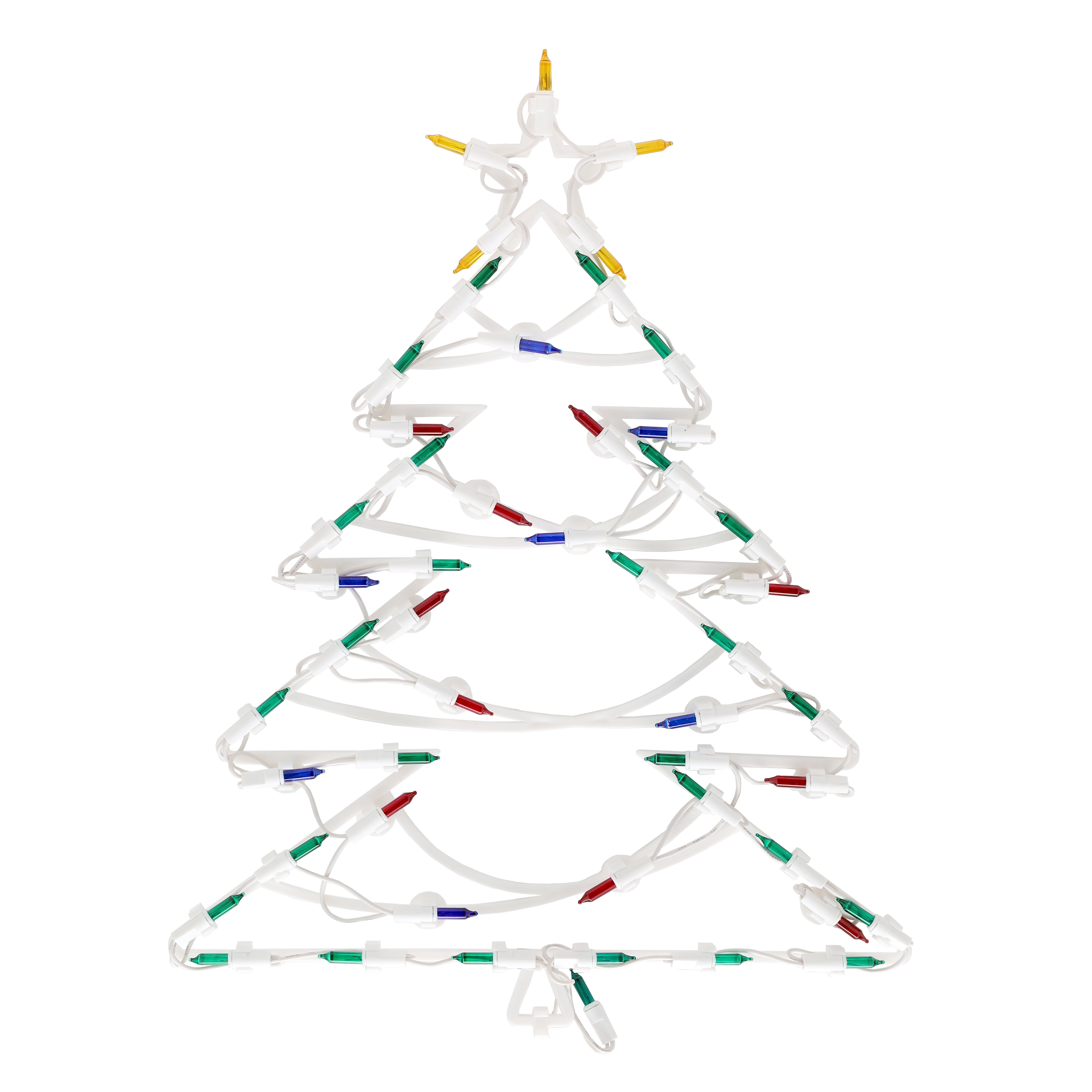 Holiday Time Christmas Tree Silhouette with 50 Mini Incandescent Lights, CHRISTMAS TREE SILHOUETTE