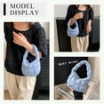 thumbnail image 6 of Kukuzhu Small Quilted Tote Bag for Women, Soft Puffer Tote Bag Lightweight Designer Pleated Hobo Bags Handbag Puff Bags, 6 of 7