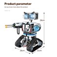 thumbnail image 2 of Merkmak 611Pcs Smart RC Robot, Electric DIY Assembly Robot Toys Education Robot Gift for Kids, 2 of 6
