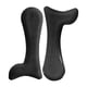 thumbnail image 4 of 2 plantillas de gel para arco, almohadillas ortopédicas para arco plantar plano. Terciopelo Negro L, 4 of 9