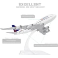 thumbnail image 4 of PRIYAL 1/400 Plane 747 Model Diecast Metal Airplane Model kit (6 inches/15cm) for Boeing 747 Airlines Plane with Stand for Aviation Gift, Desktop Display Decorations, 4 of 7