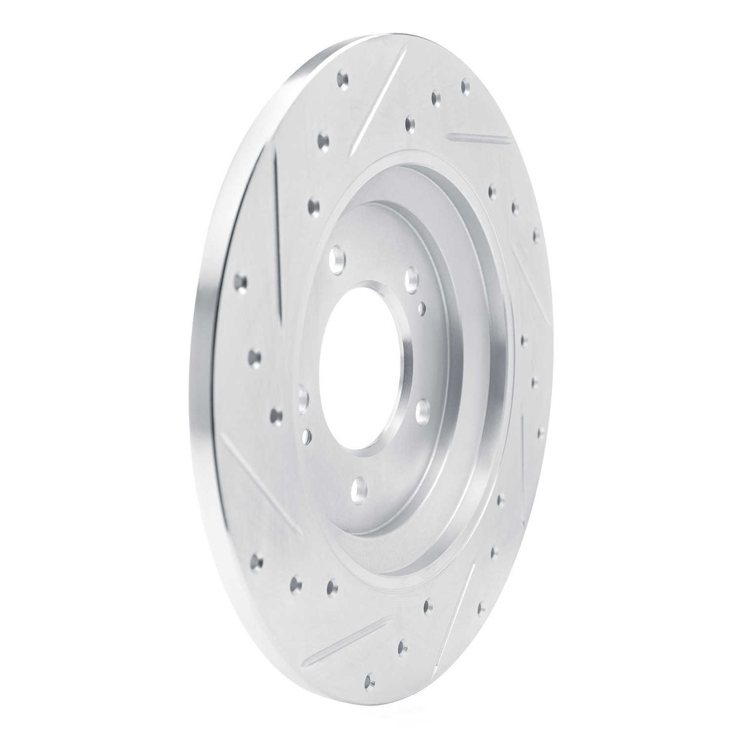 Dynamic Friction Company 631-03065R DFC Brake Rotor - Drilled And Slotted - Silver