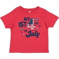 thumbnail image 3 of Inktastic My 1st 4th of July with Striped Stars Boys or Girls Baby T-Shirt, 3 of 5