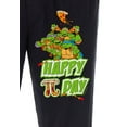 thumbnail image 3 of Teenage Mutant Ninja Turtle Men's Happy Pi Day Pizza Loungewear Pajama Pants, 3 of 5