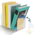 thumbnail image 4 of Bookend Desktop Book Organizer Non-slip Book Stopper Multi-function Book Stands Student, 4 of 6