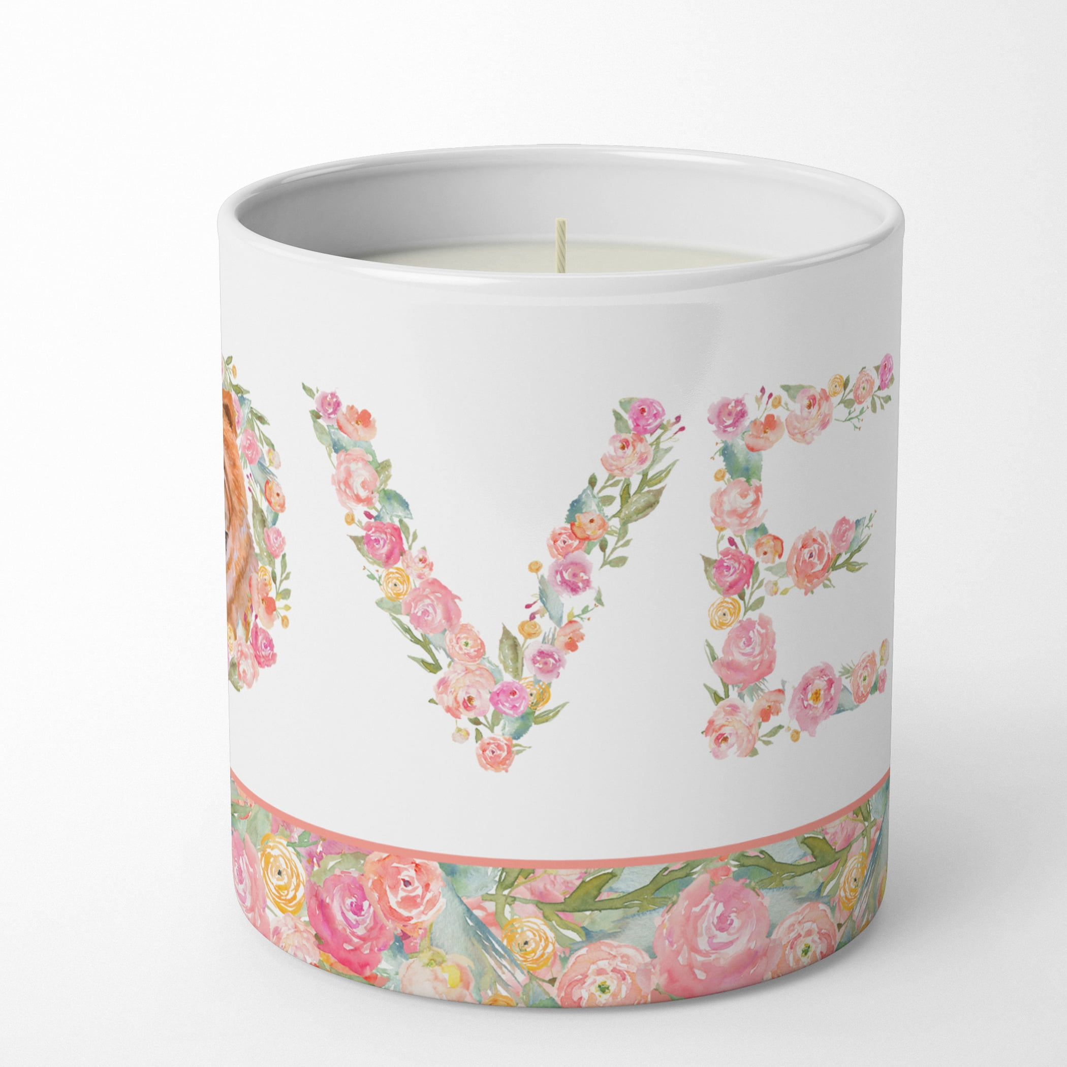Chow Chow Love 10 oz Decorative Soy Candle 3.25 in x 3.75 in