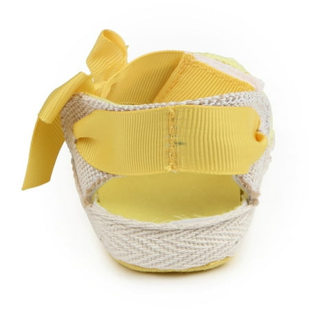 

Cathalem Air for Toddler Boys Light Shoes Toddler Prewalker Walking Hollow Comfortable Girls Bow Baby Kids Toddler Shoes Boys Yellow 6 Months