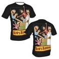 thumbnail image 2 of Men Women Bob's Burgers Shirts Short Sleeve Cosplay Adults Anime T-Shirts Crew Neck 3D Printed Tee Tops, 2 of 8