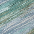 thumbnail image 2 of Dalyn Rugs Machine Washable Indoor/Outdoor Chantille Teal 2'3" x 7'6" Runner Rug, 2 of 7