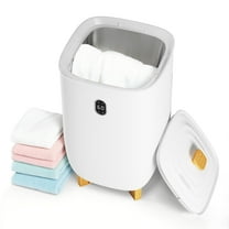 Portable 35L Electric Towel Warmer Bucket – Heating & Drying Modes, Timer Compact Bathroom Towel and Blanket Heater