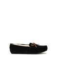 thumbnail image 2 of Joyspun Women's Suede Moccasin Slippers, Wide Width Available, 2 of 5