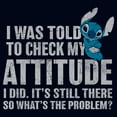 thumbnail image 2 of Girls Lilo & Stitch Attitude Check T Shirt, 2 of 4