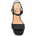 thumbnail image 4 of Journee Womens Skiler Open Square Toe Block Heel Sandals, 4 of 8