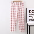 thumbnail image 2 of THDHVS Maternity Pants,Maternity Pants for Work,Maternity Pants for Women Warm Checkered Print with An Adjustable Oversized Fits Thick Long Pants Are Stylish Enough To Be Worn As External Wear, 2 of 3