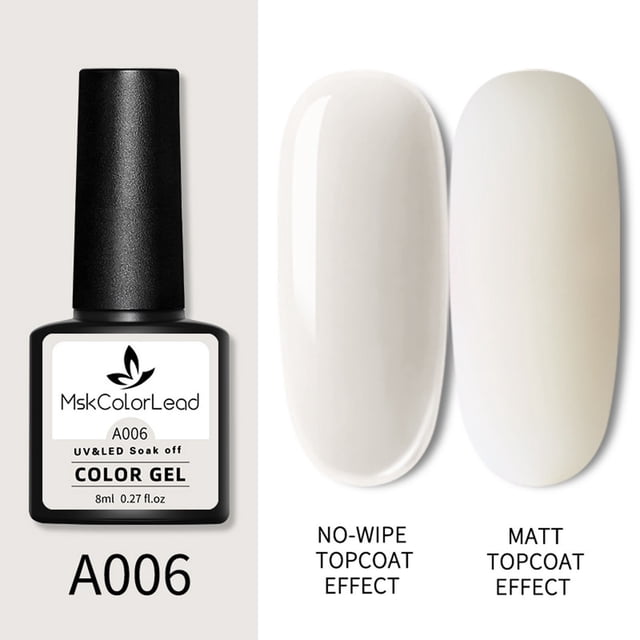 Fiudx Pegamento para Uñas de Color Puro, Pegamento de Fototerapia, Base de Pegamento, Capa de Sellado