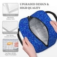 thumbnail image 3 of Disketp Blue Circles Mosaic Bolsa Térmica para Almuerzo, Lonchera con Abertura Amplia y Gran Capacidad, Organizador Reutilizable para Mujeres, Hombres y Adultos, 3 of 6