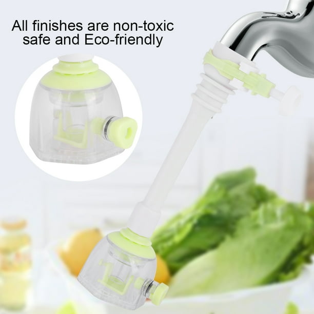 Grifo De Extensión De Ahorro De Agua Con Rotación De 360, Cabezal De Spray De Cocina Móvil 18 Cm / 13 Cm Para Lavar Los Platos Vegetales