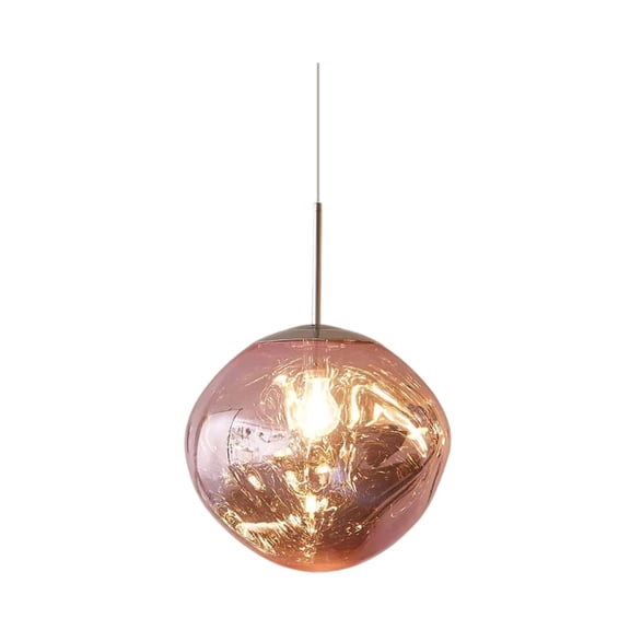Ilios Innova | Lámpara Colgante Lava | Estilo Contemporáneo | Altura Ajustable | Metal Cromado y Acrílico Decorativo