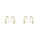 thumbnail image 1 of Guardurnaity 1 par de pendientes de gancho de compromiso estéticos, joyería de vacaciones, accesorios de regalo personalizados para novia e hija Type3 NO3, 1 of 6