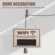 thumbnail image 4 of Wifi Sign Wifi Password Sign Wood Door Sign Wifi Password Pendant for Door, 4 of 4