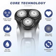 thumbnail image 4 of Replacement Heads for Electric Shaver Series PT860 PT720 PT725 PT726 for Men,Black, 4 of 5