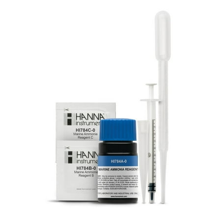 Hanna Instruments HI784-25 Marine Ammonia Checker Reagents - 25 Tests
