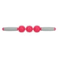 thumbnail image 2 of Yoga Stick, Not Easy To Deform Muscle Massage Roller Multi-part Massage  for Office for Studio for Home for People Who Often Work in Front Of the Computer Rose Red, 2 of 7