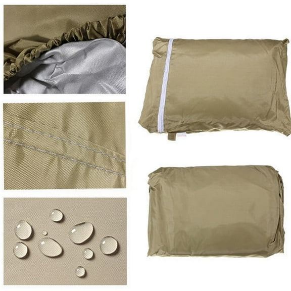 Waterproof Golf Cart Cover Cart Accessories 4 Passenger All-Season Protection Golf Cart Rain Cover L Size for Most Golf Cart