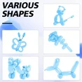 thumbnail image 3 of 50/100pcs 260 Balloons Long Modelling Balloons for Kids Birthday Decoration, 100% Biodegradable Latex Balloons, Safe and Non-Toxic, Perfect for Party Decorations, Arts and Crafts, 3 of 6