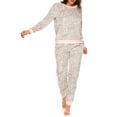 thumbnail image 4 of Sleep & Co. Women's & Women's Plus Plush Top and Pant Pajama Sleep Set, 4 of 4