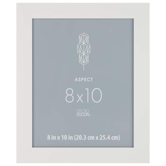 Studio Decor White Wide 8" x 10" Frame, Aspect, 12 Pack