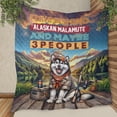thumbnail image 3 of I Like Fishing, and My Alaskan Malamute, and Maybe 3 People. Happy Father's Day Quilt Blanket Alaska Mal Dog Lovers Gifts Cozy Comforter Throw Blanket - 00004, 3 of 5