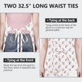 thumbnail image 6 of White Cartoon Unicorn Star Pattern Apron-Garden Aprons for Women with Pockets-Cotton Linen Waterproof Kitchen Cooking Gardening Aprons Adjustable for Kitchen,Cooking,BBQ and Salon 33x27 Inch, 6 of 7