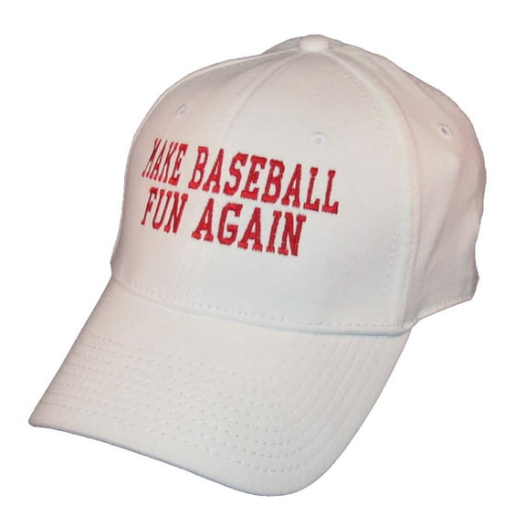 'Make Baseball Fun Again' Hat-White