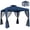 Bleu Foncé, variante sur Outsunny Pavillon de Terrasse 10 Pieds x 10 Pieds Toit à 2 Niveaux Auvent Blanc Crème