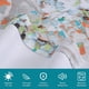 thumbnail image 5 of Cortinas MYSKY HOME Floral de 240 cm de longitud, 2 paneles, naranja/verde, 5 of 6