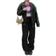 thumbnail image 3 of Txlixc Pantalones casuales de primavera para mujeres, pantalones de cuerda para niñas holgados de cintura media de color sólido, marrones / negros Txlixc moda, 3 of 6