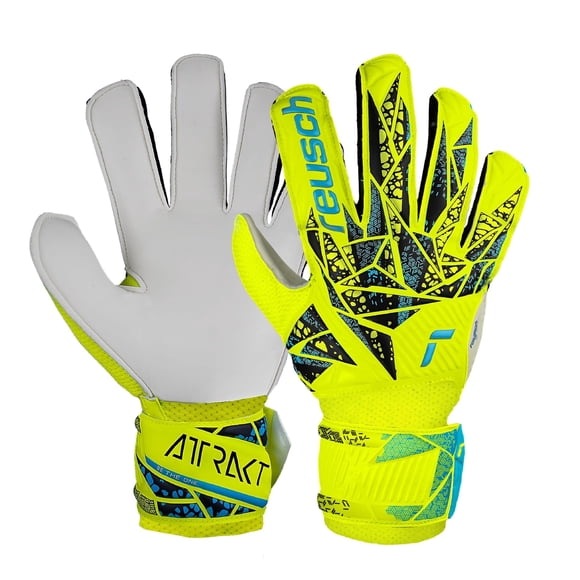 Guantes de arquero Reusch Attrakt Solid Junior para fútbol, talle 5