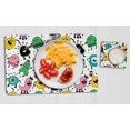 thumbnail image 4 of Printtoo Personalized Placemat & Coaster Set For Kids Toddlers,Birthday Gift For Boys,Gift For Girls,Monsters-11x17 Inch, 4 of 6