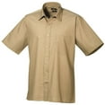 thumbnail image 1 of Premier Chemise de Travail Formelle en Popeline Unie à Manches Courtes pour Hommes, 1 of 3