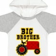 thumbnail image 4 of Inktastic Red Tractor Big Brother Boys Baby Bodysuit, 4 of 5