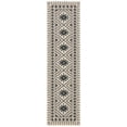 thumbnail image 4 of SAFAVIEH Veranda Magna Southwestern Indoor/Outdoor Runner Rug, 2'3" x 14', Ivory/Slate, 4 of 7