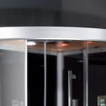 thumbnail image 2 of Ariel Bath Platinum 47.7'' x 89'' Round Sliding Steam Shower with Base Included, 2 of 4