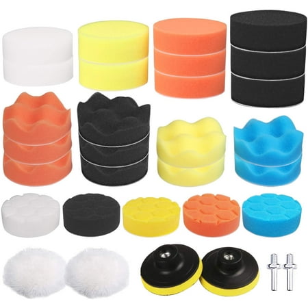 

Polishing Attachment Cordless Screwdriver - 31 Piece Polishing Sponge Set For Car Polishing Machine M10 Drill Adapter Made Of Sponge And Wool Polishing Set Polishing Hood For Polishing Machine