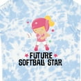 thumbnail image 4 of Inktastic Future Softball Star Girl Girls Toddler T-Shirt, 4 of 5